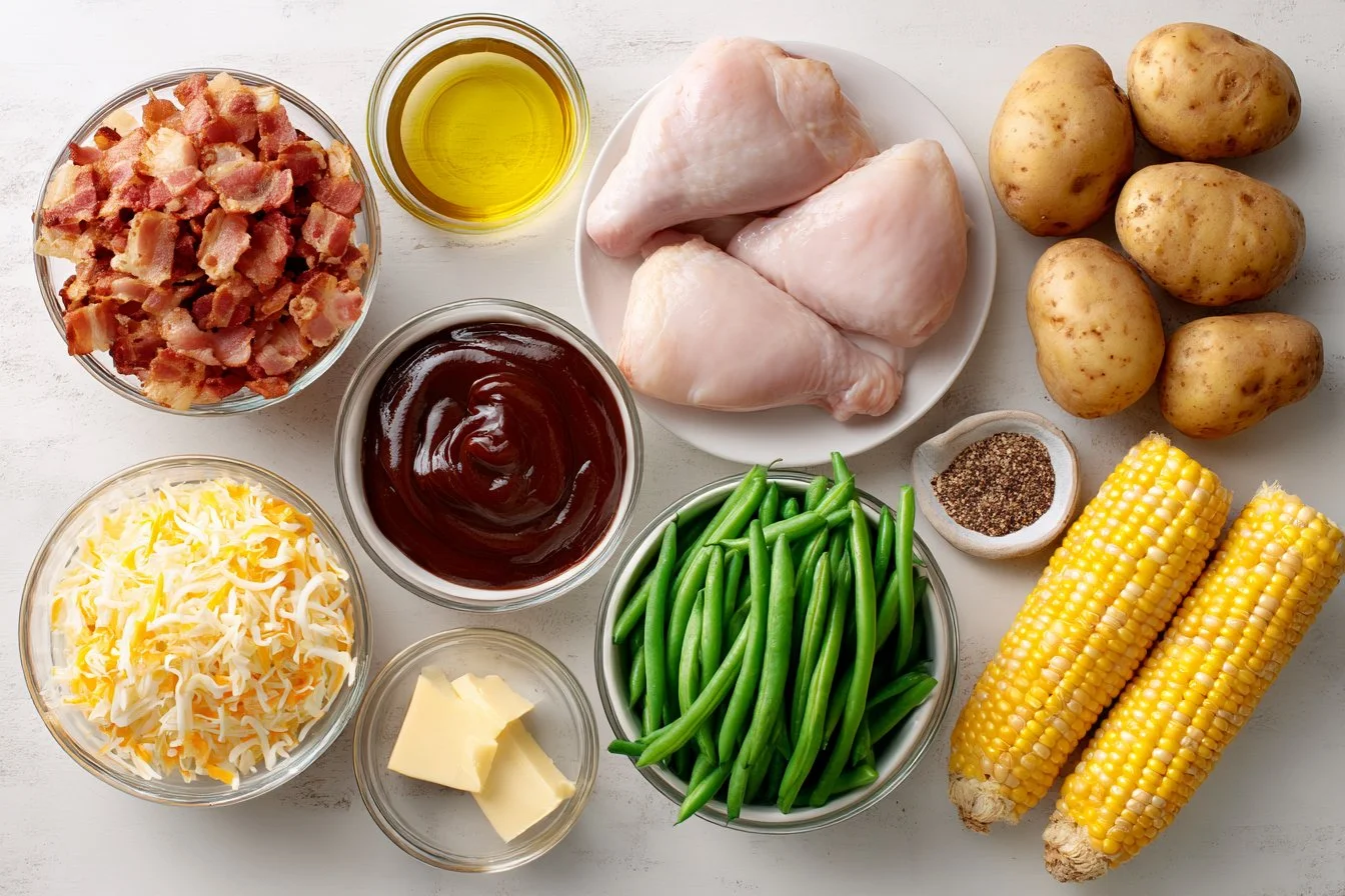 BBQ Chicken Dinner Plate