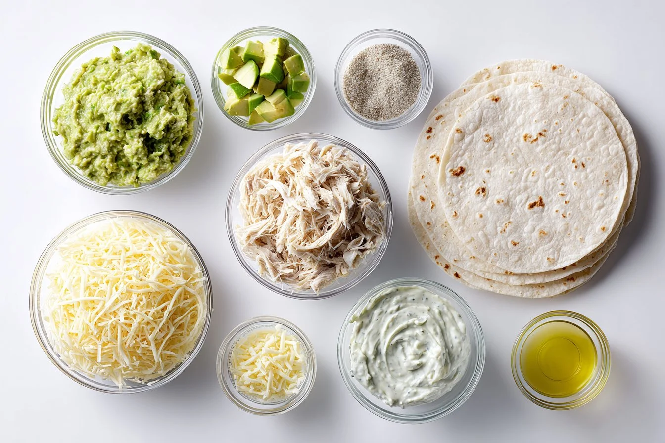Creamy Chicken Avocado Ranch Burrito