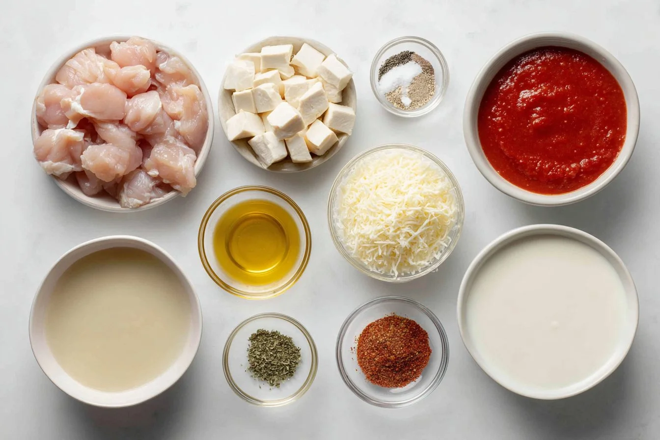 Crock Pot Creamy Chicken Parmesan Soup