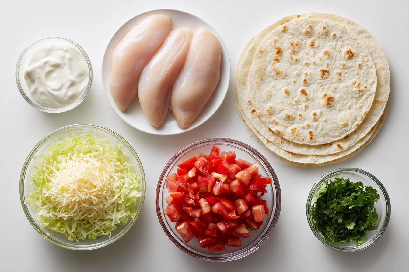 Grilled Chicken Burritos
