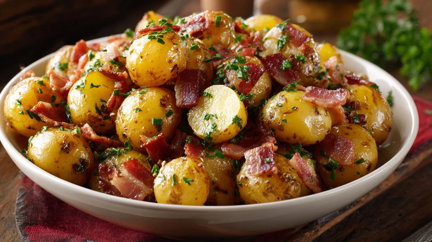 Honey Bacon Roasted Potatoes