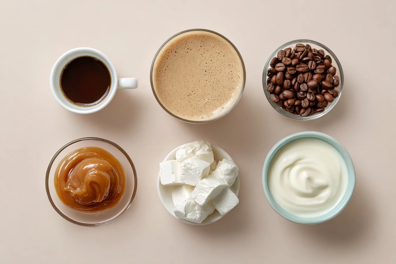 Iced Coffee with Caramel