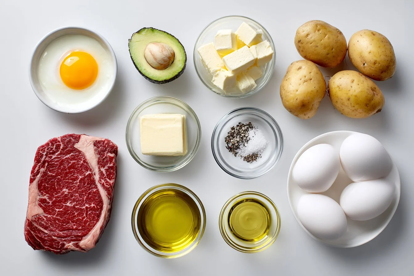 Steak and Eggs Plate