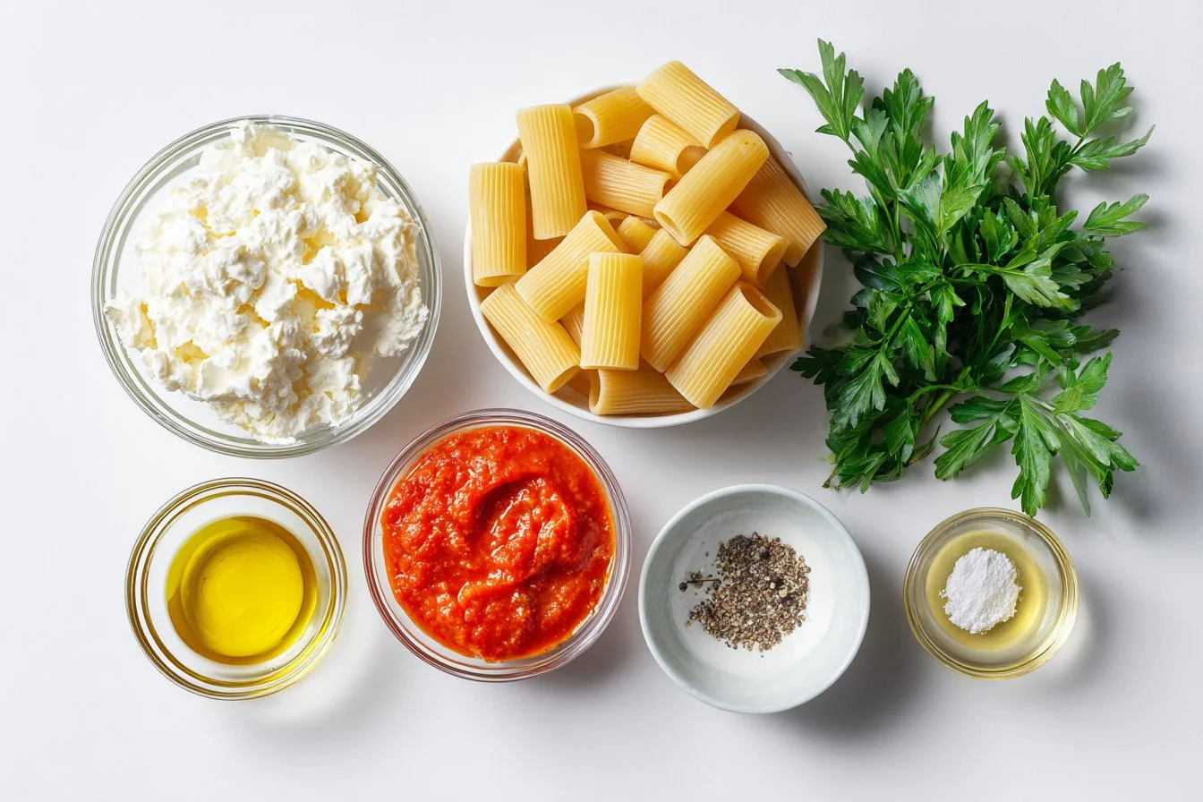 Creamy Tomato Rigatoni Pasta