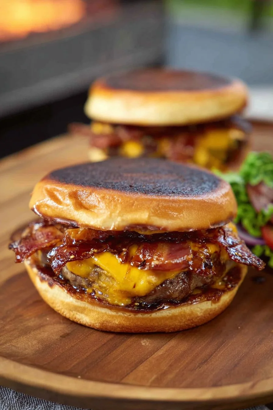 BBQ Bacon Cheese Burgers