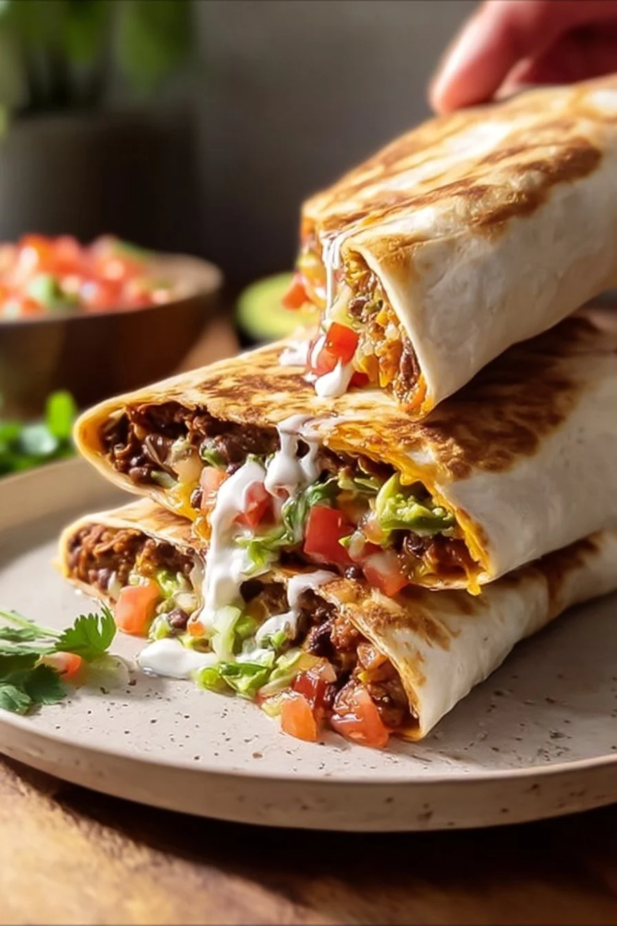 Black Bean Crunch Wrap Supreme