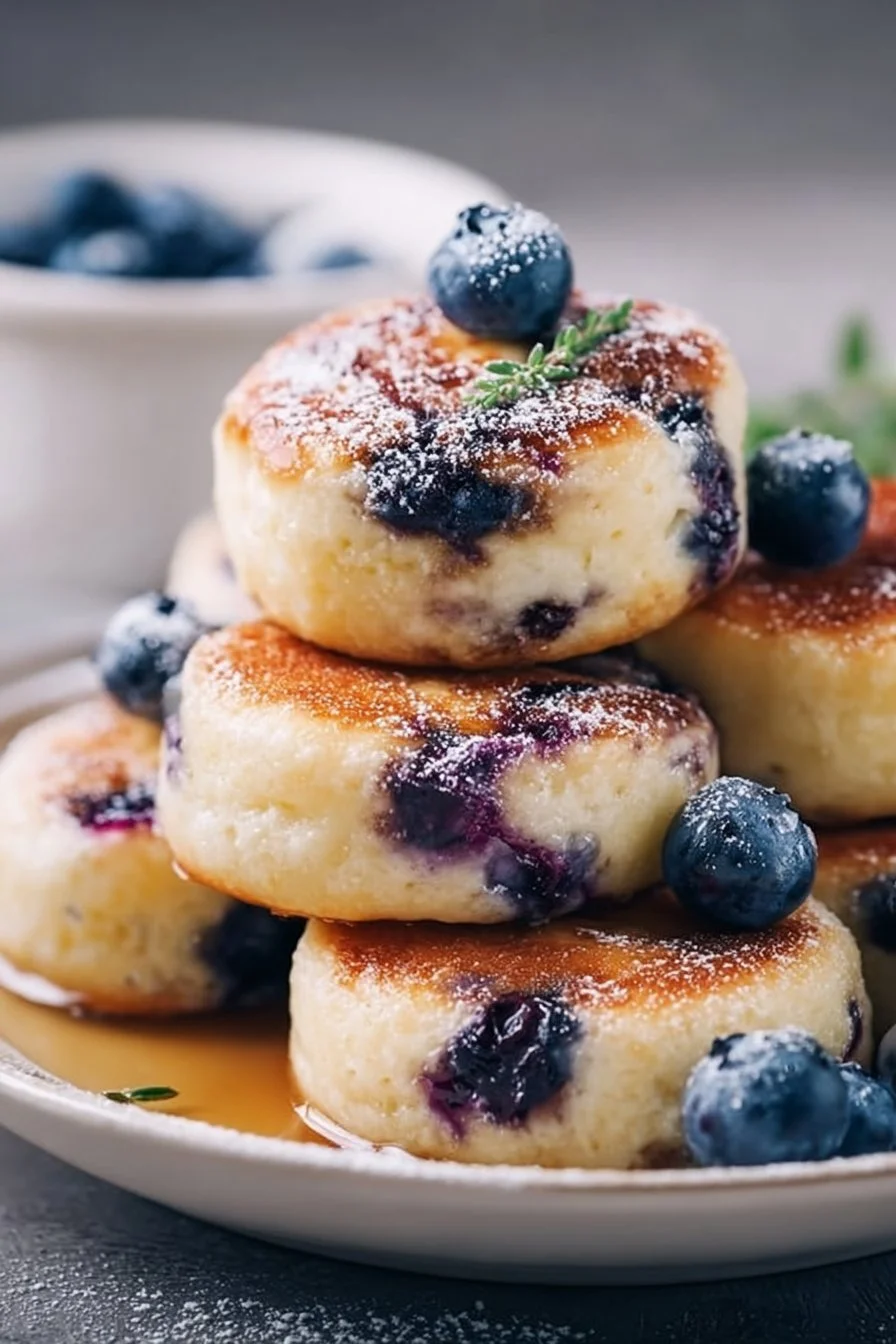 Blueberry Lemon Pancake Bites
