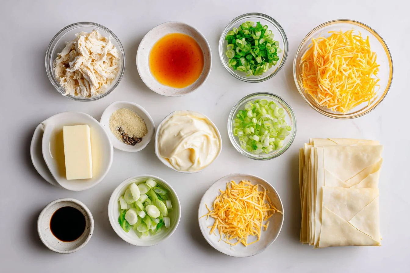 Buffalo Chicken Egg Rolls