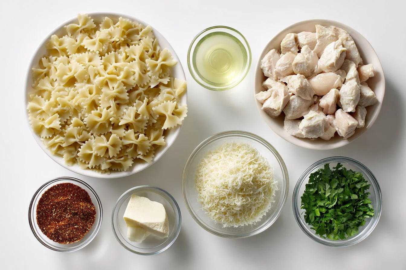 Cajun Garlic Butter Chicken Bowtie Pasta