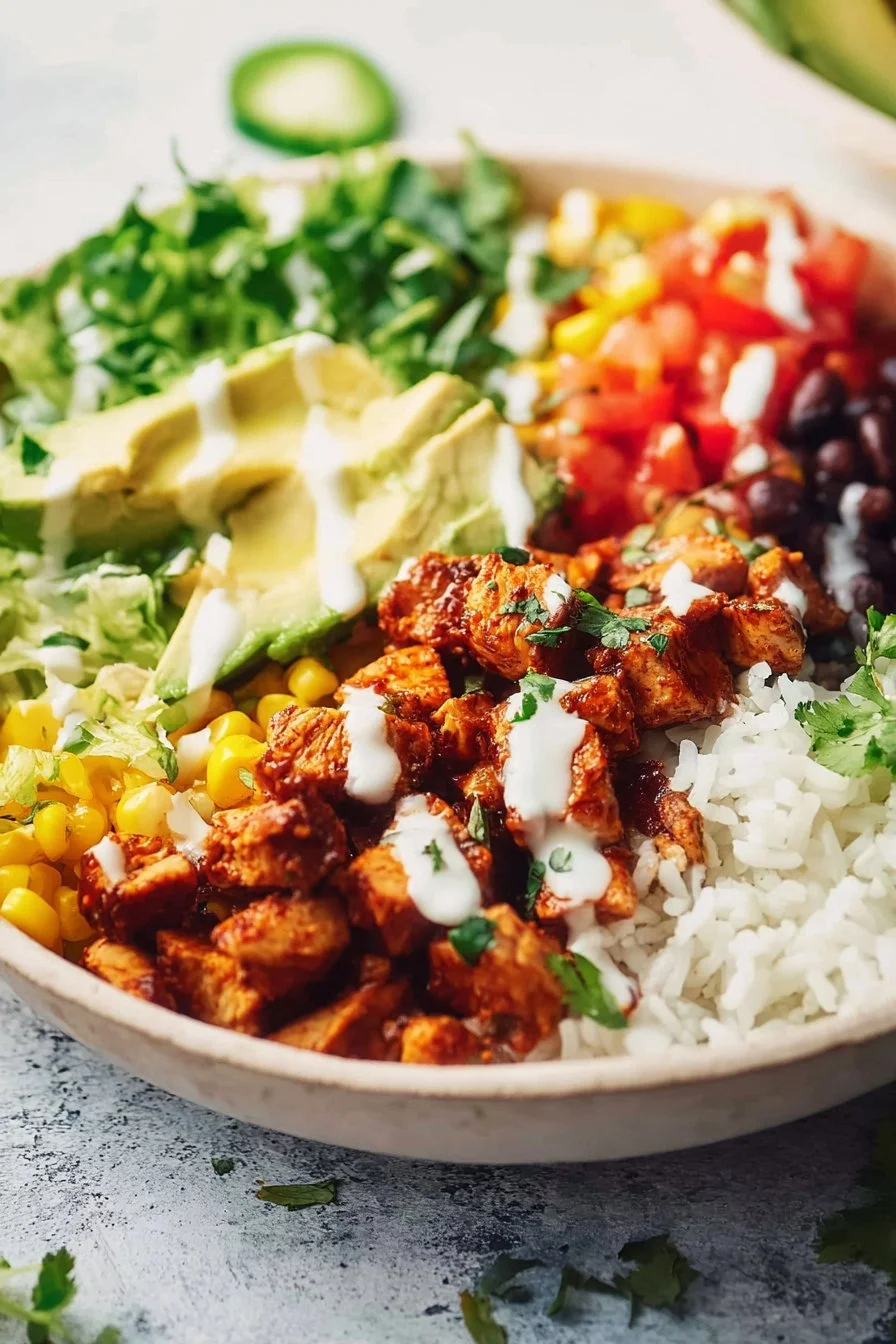 Chicken Burrito Bowls Recipe