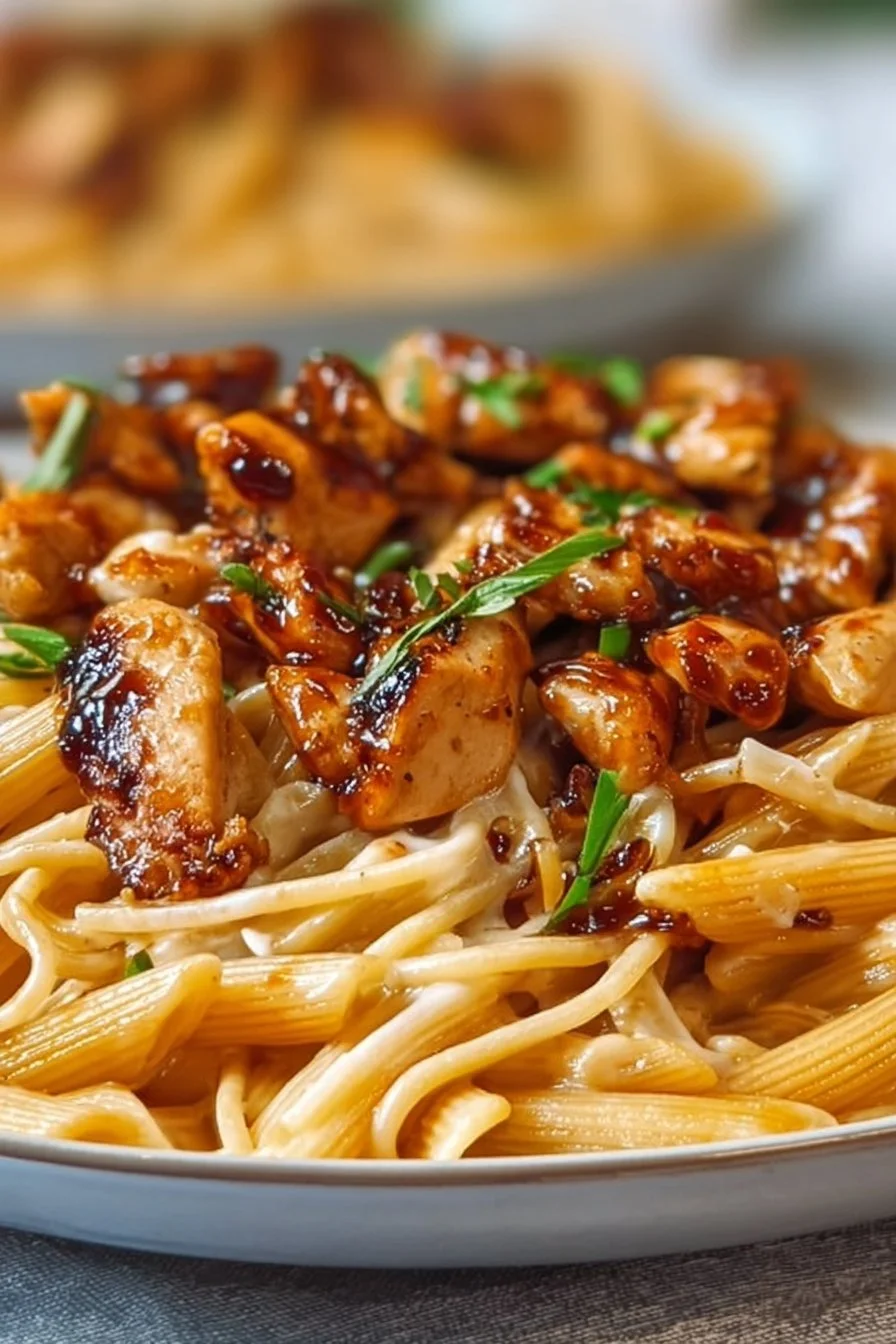 Honey BBQ Chicken Pasta