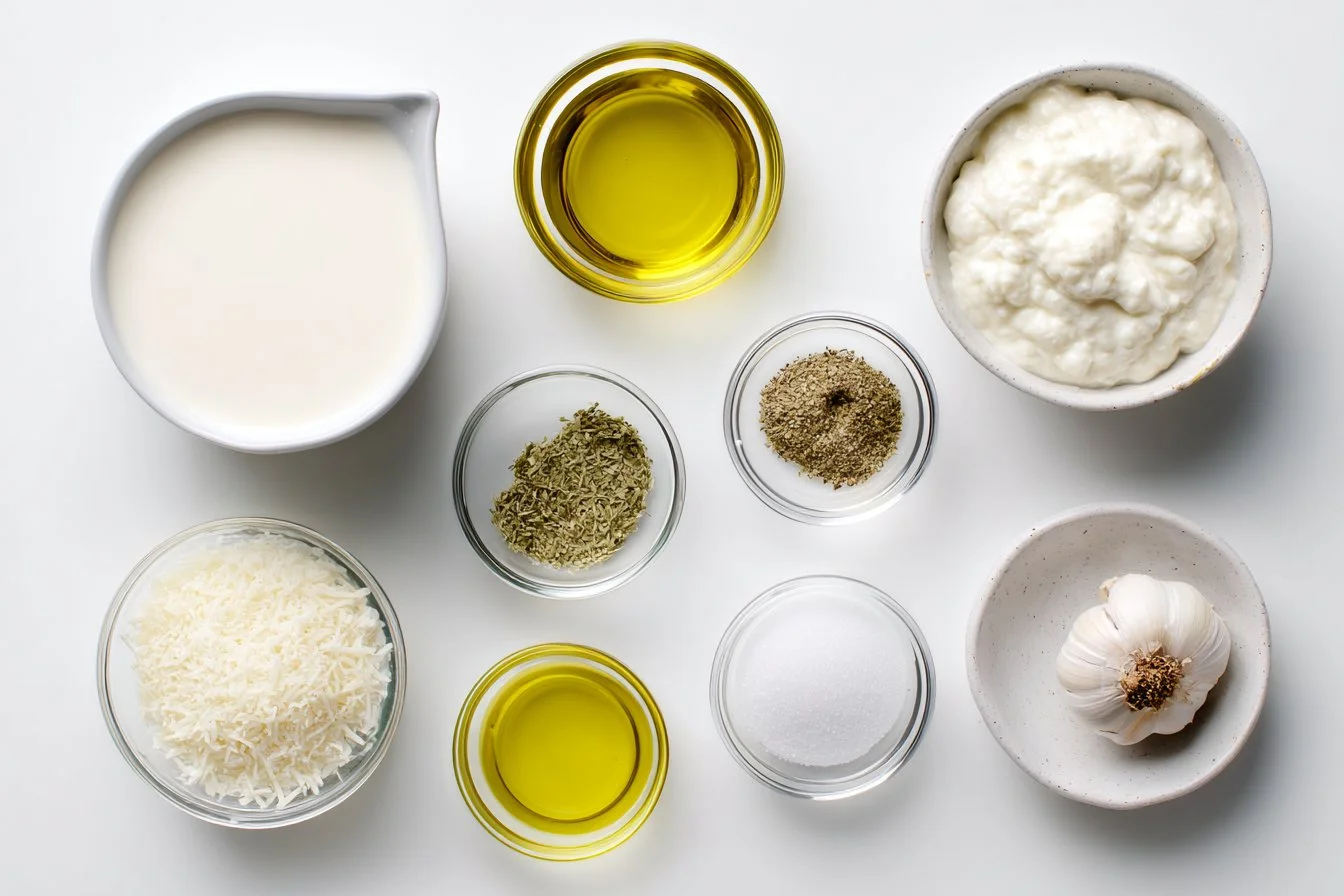 Creamy White Garlic Pizza Sauce