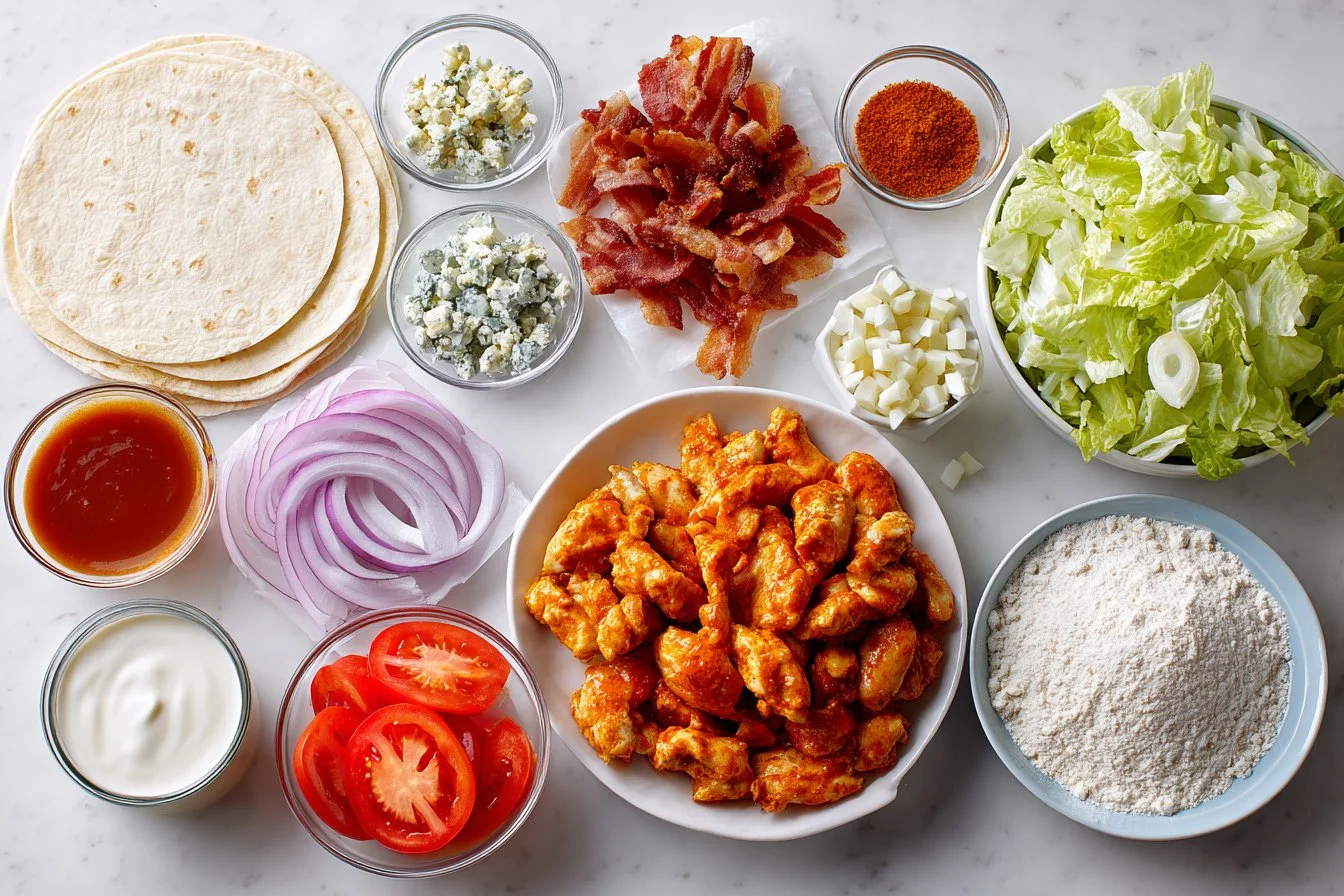 Crispy Buffalo Chicken Wraps