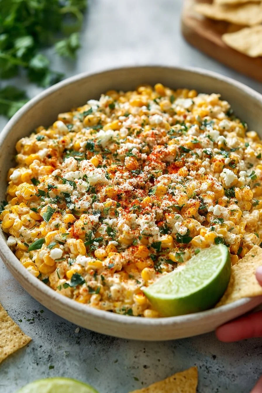 Easy Mexican Street Corn Dip