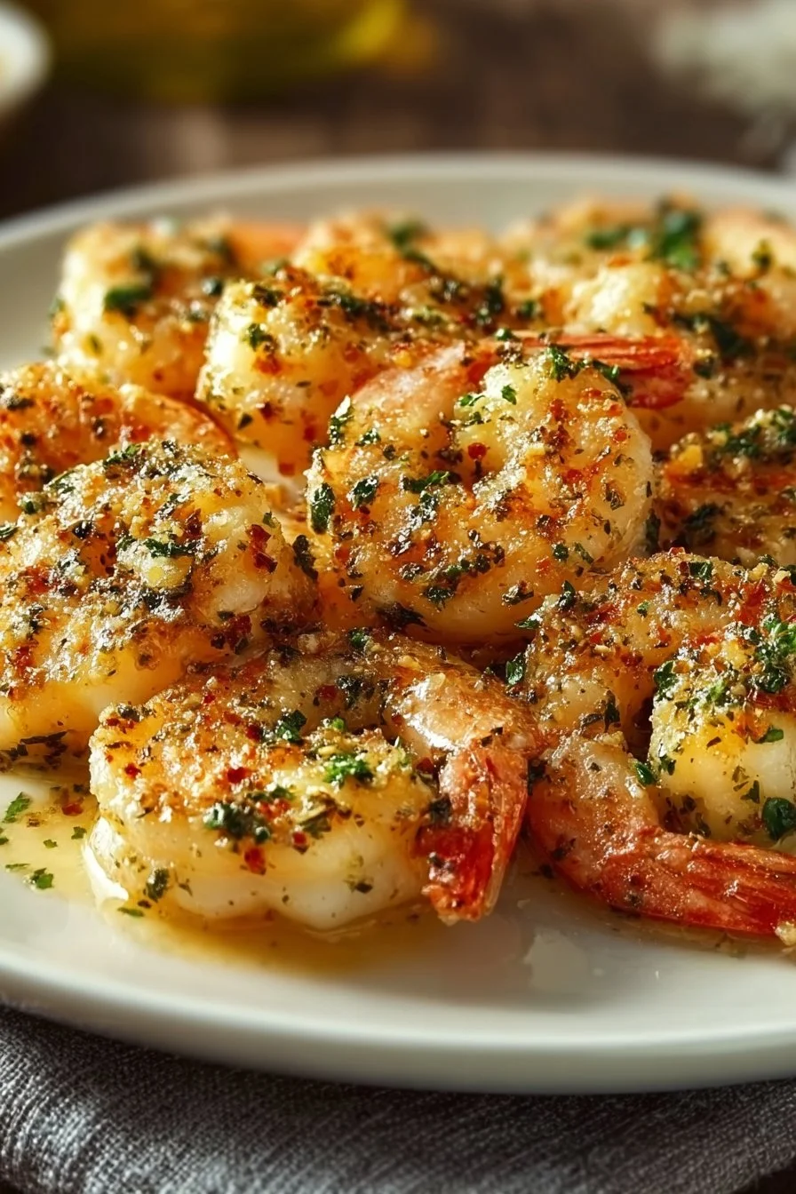 Garlic Parmesan Roasted Shrimp