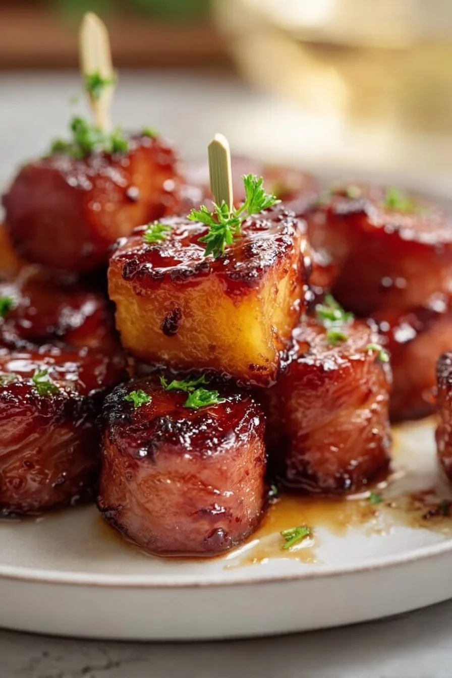 Glazed Kielbasa Pineapple Bites Recipe