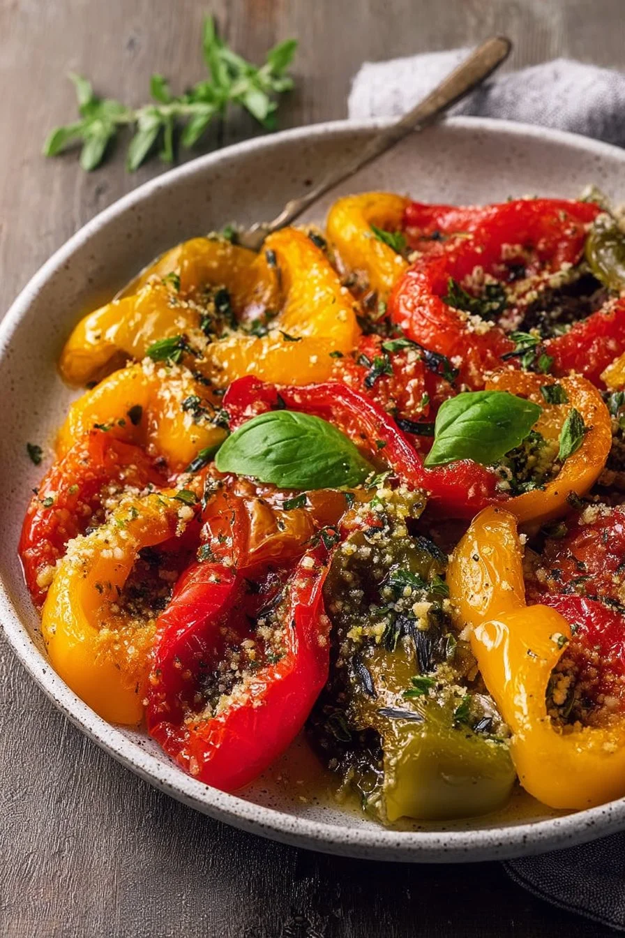 Italian Roasted Bell Peppers