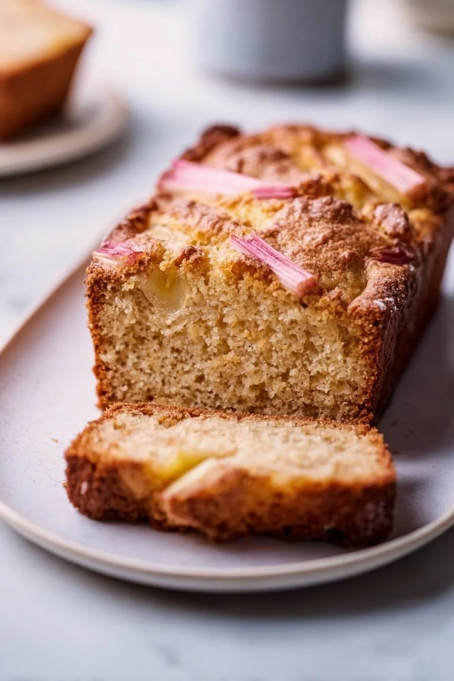 Lemon Rhubarb Bread