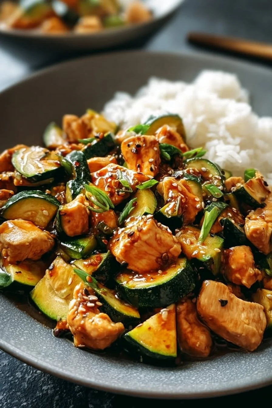 Easy Chicken Zucchini Stir Fry
