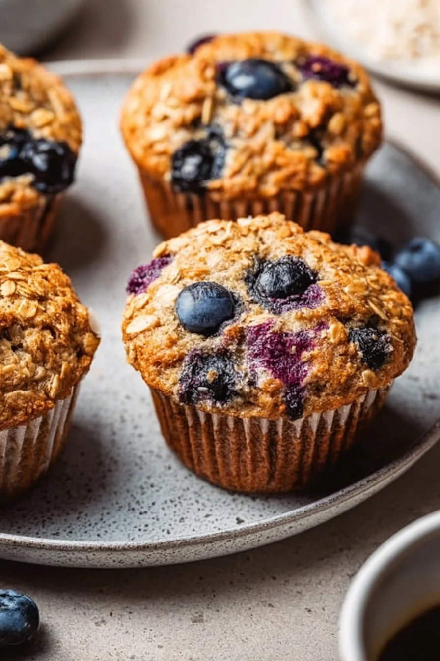 Oatmeal Blueberry Muffins