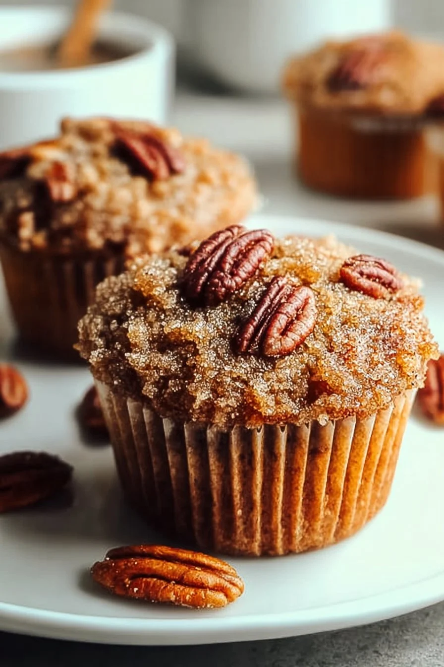 Pecan Pie Brown Sugar Muffins