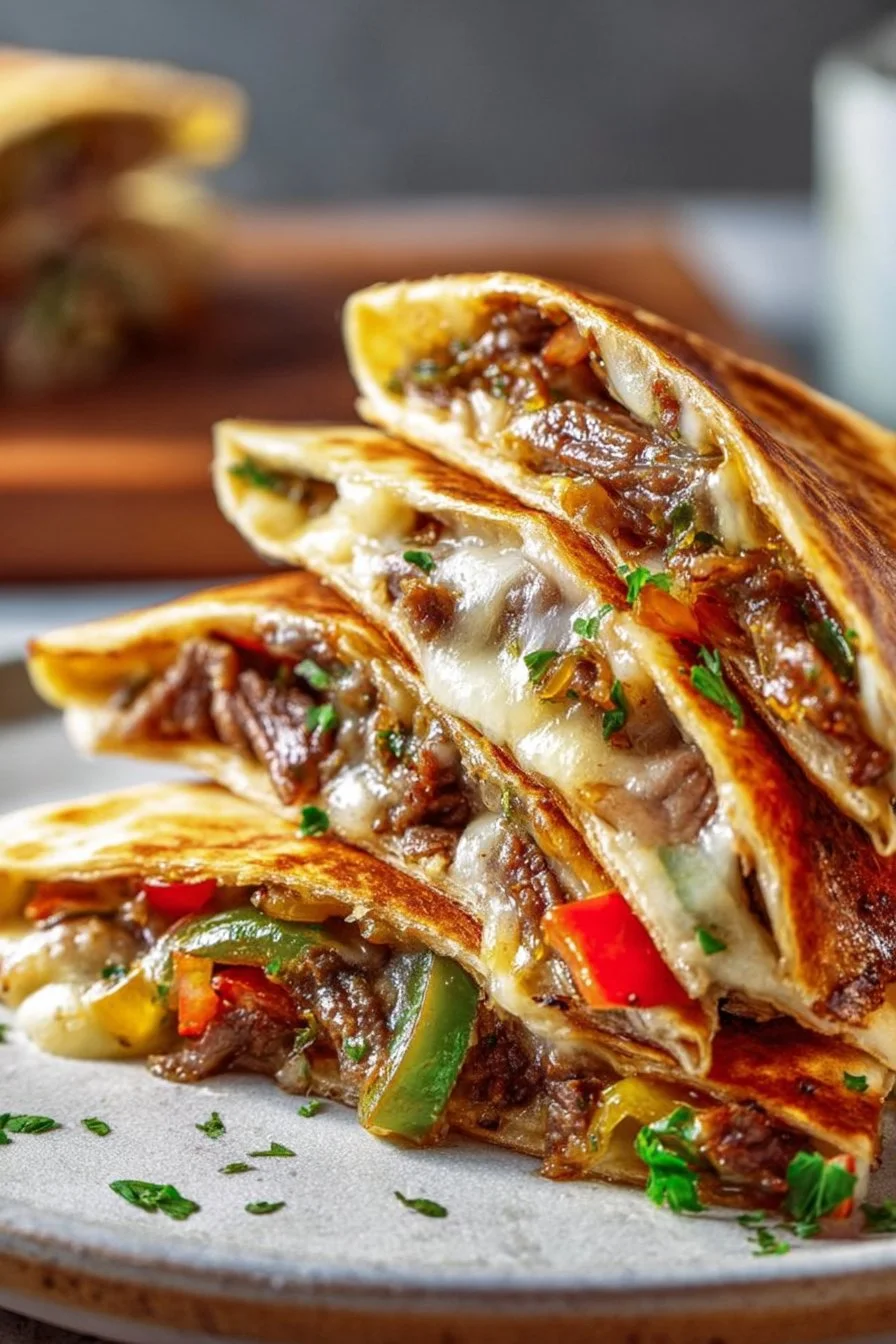 Philly Cheesesteak Quesadilla