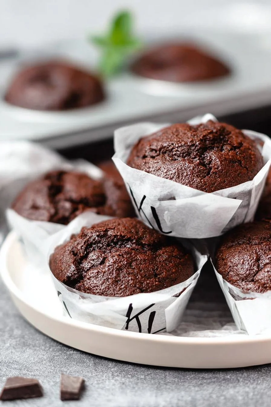 Soft Chocolate Muffins