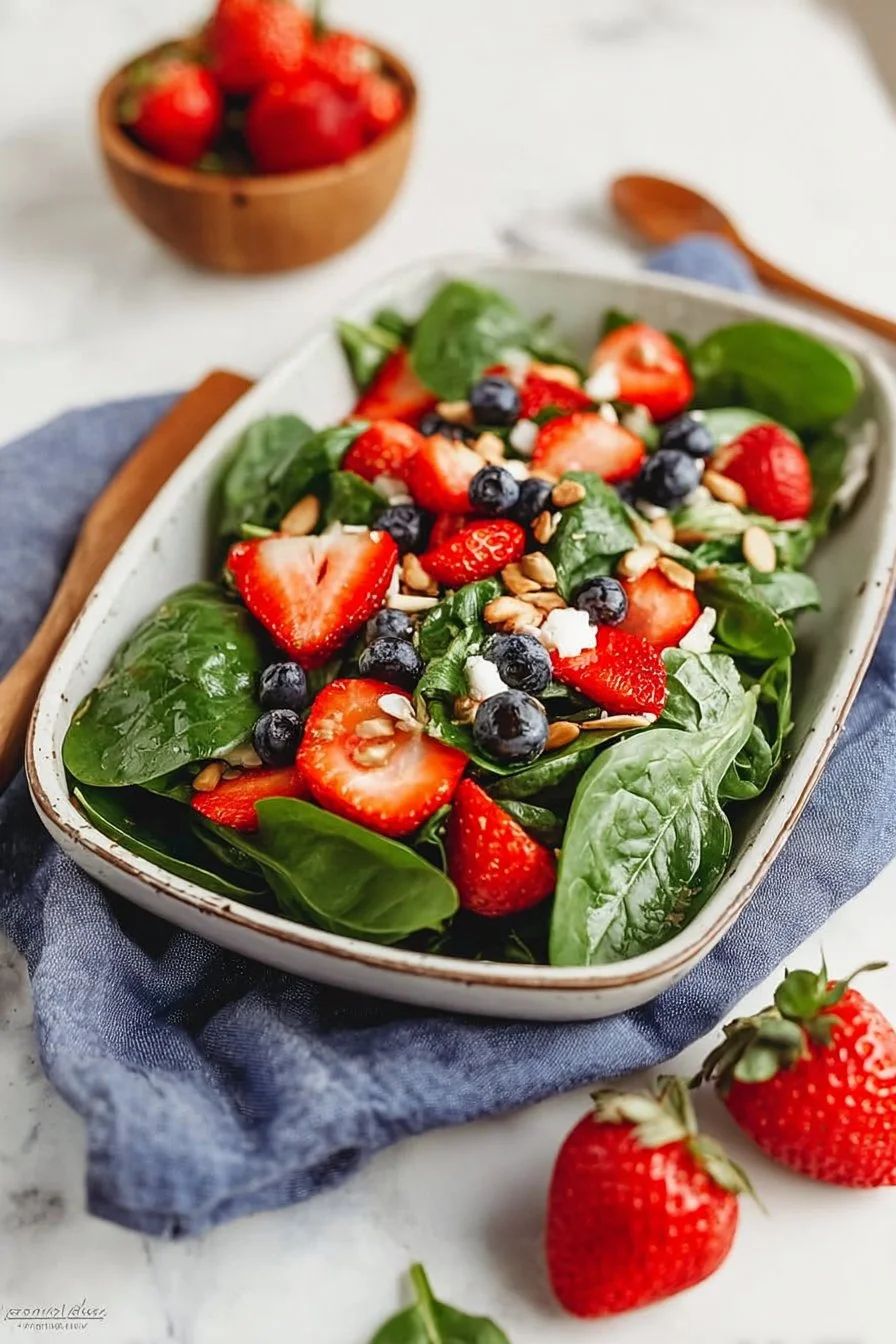 Spinach Strawberry Salad