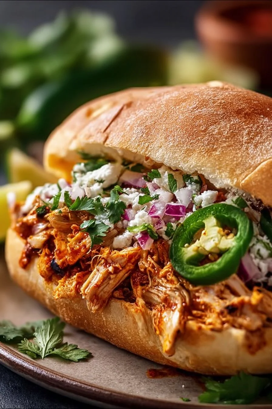 Chicken Torta Sandwich
