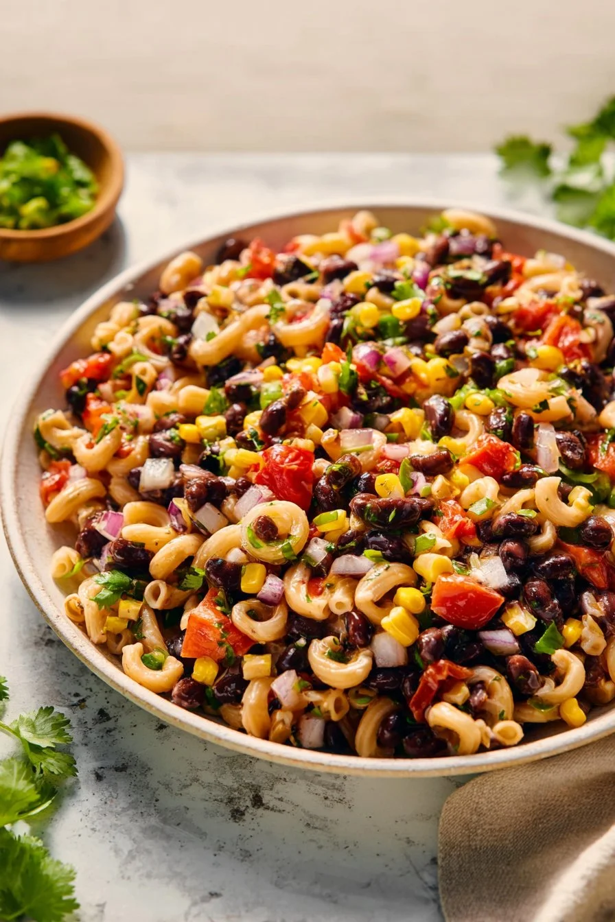 Cowboy Caviar Pasta Salad