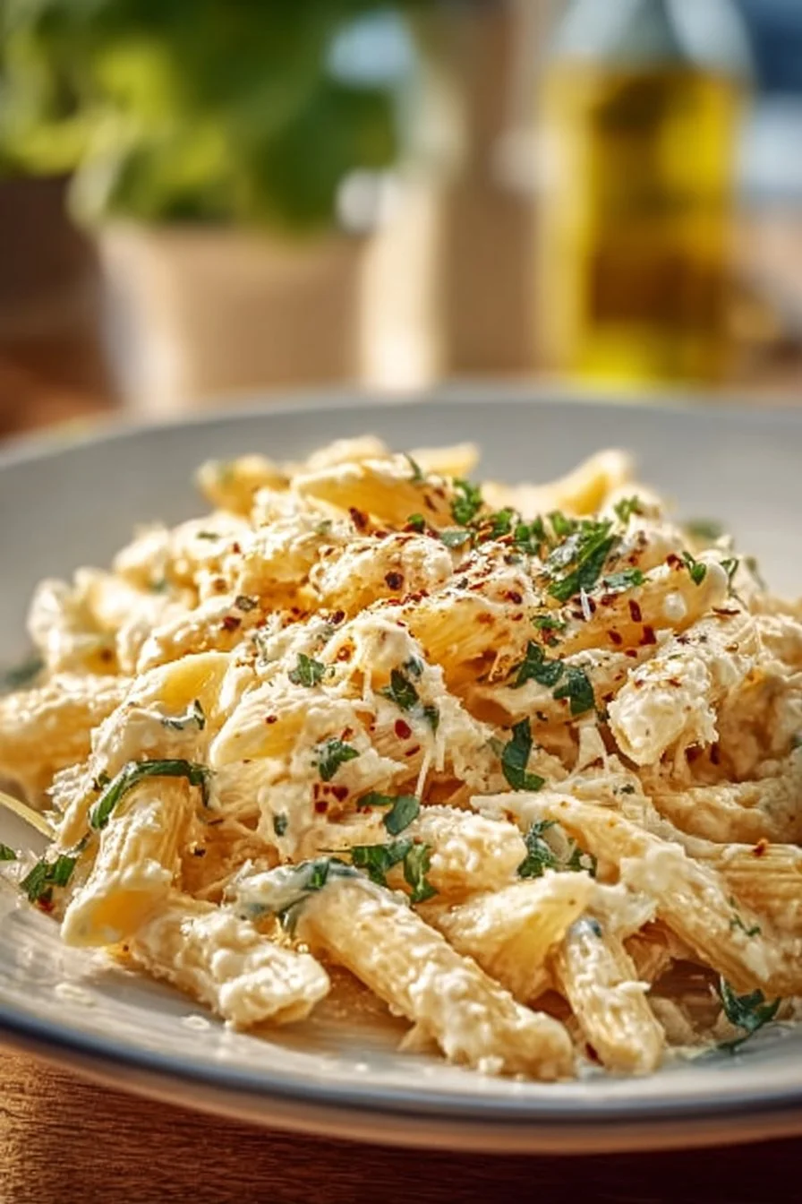 Garlic Parmesan Pasta Bake