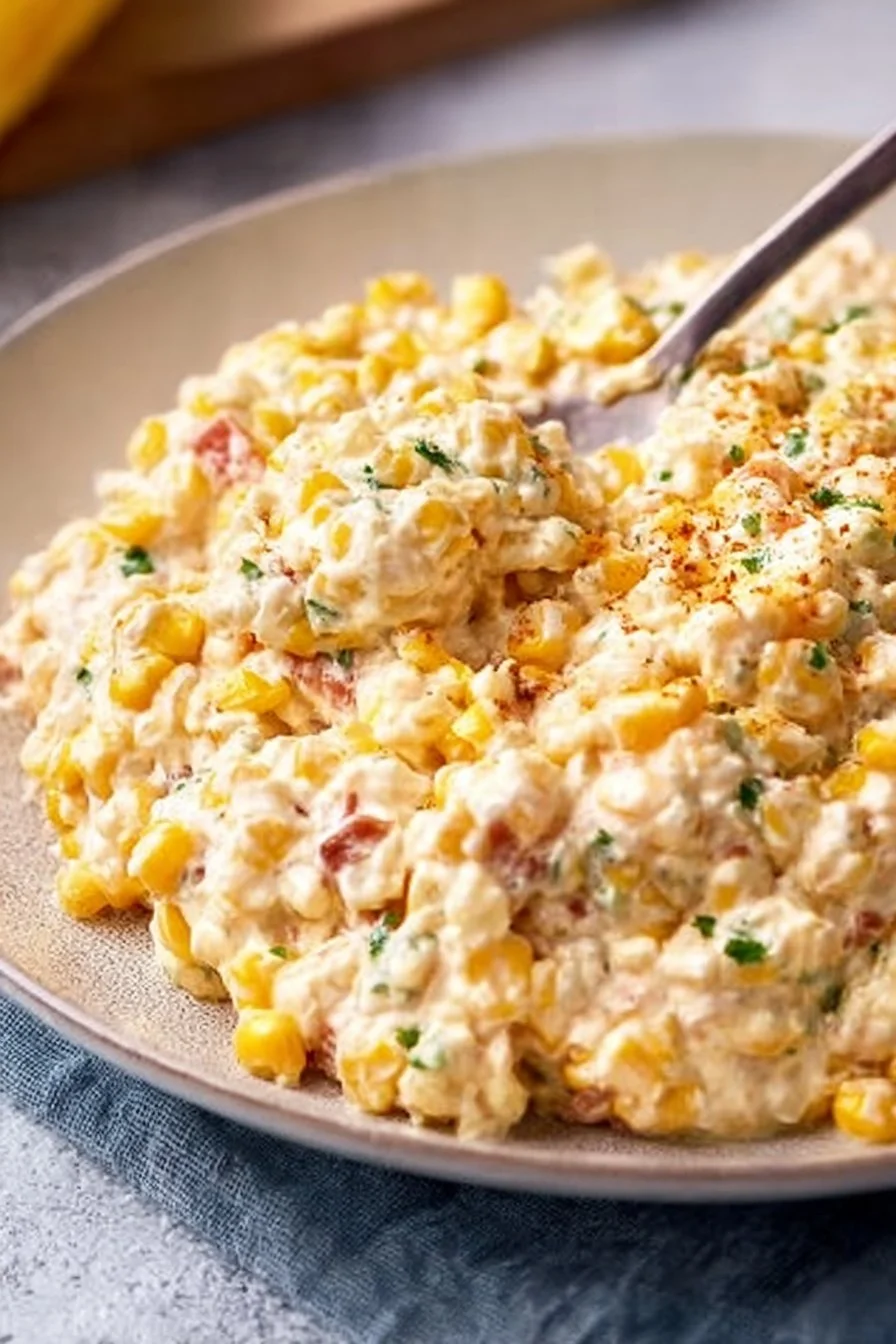 Crockpot Mexican Street Corn Dip