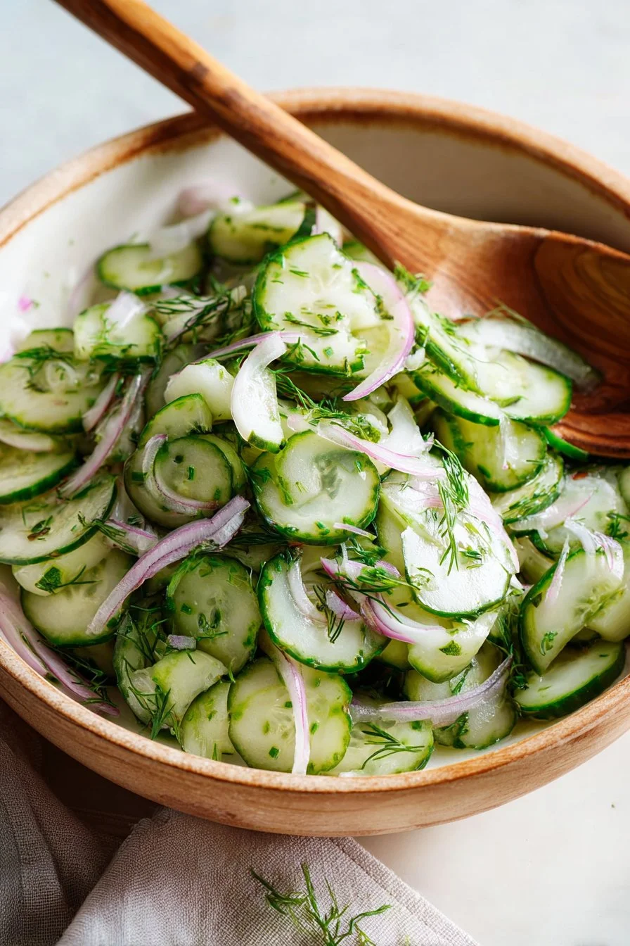 Cucumber and Onion Salad