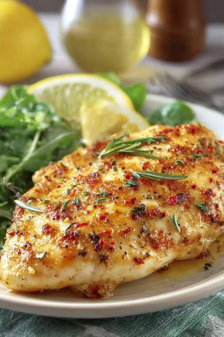 Baked Lemon Pepper Chicken Breast Recipe
