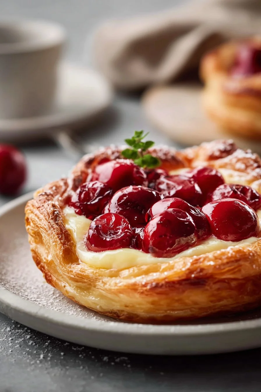 Cherry Cheese Danish