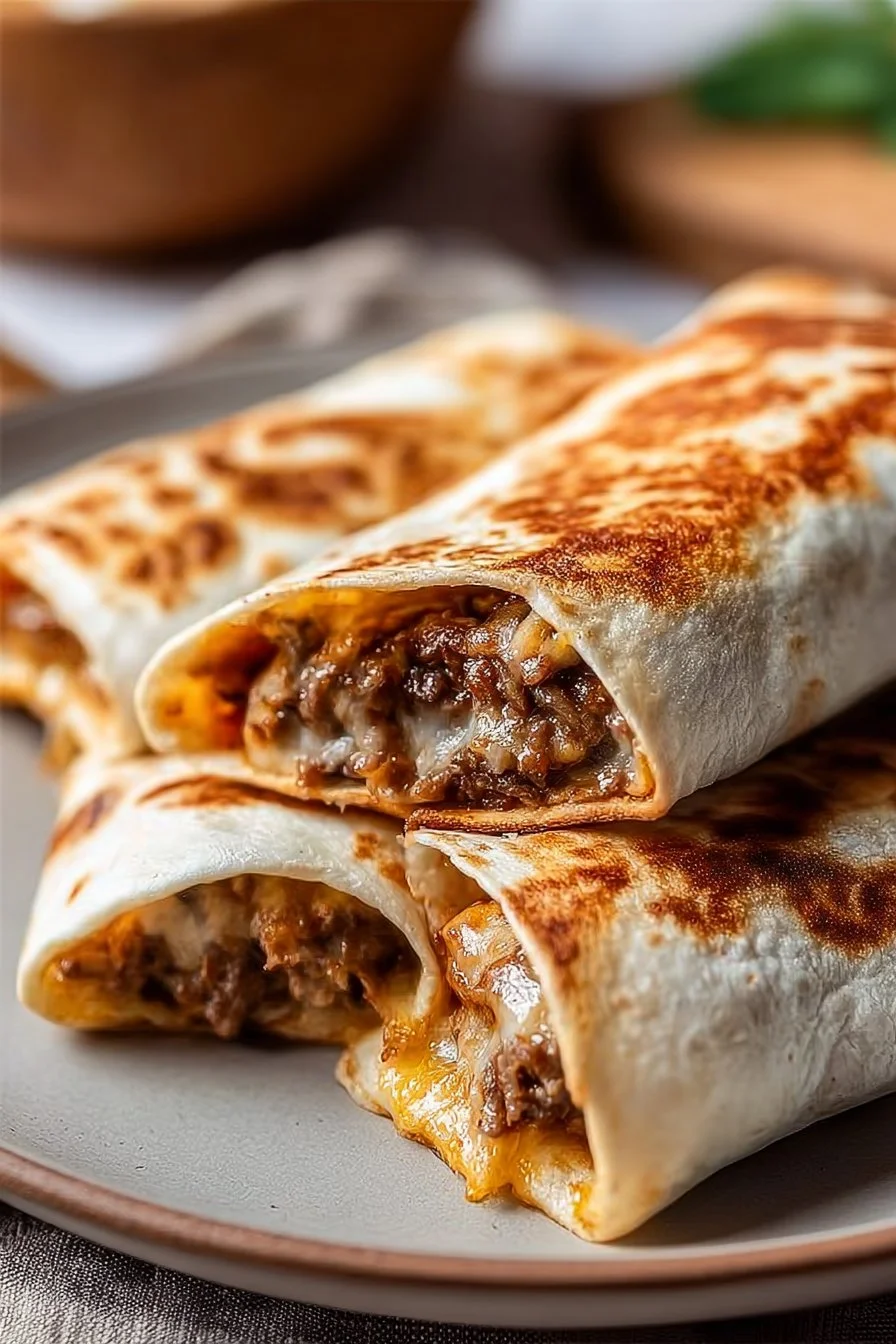 French Dip Tortilla Roll Ups