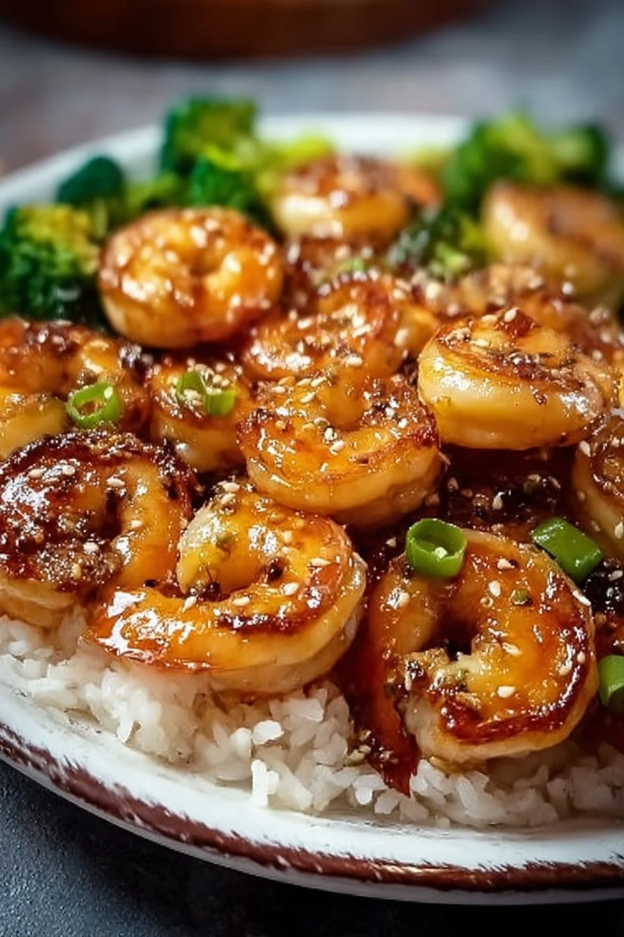 High-Protein Honey Garlic Shrimp
