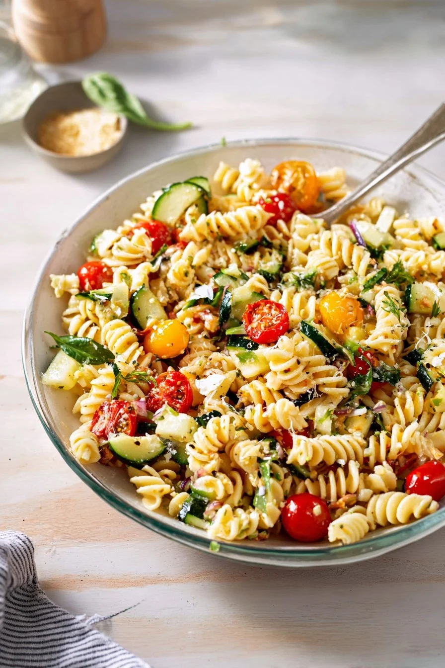 Veggie Pasta Salad with Lemon Vinaigrette