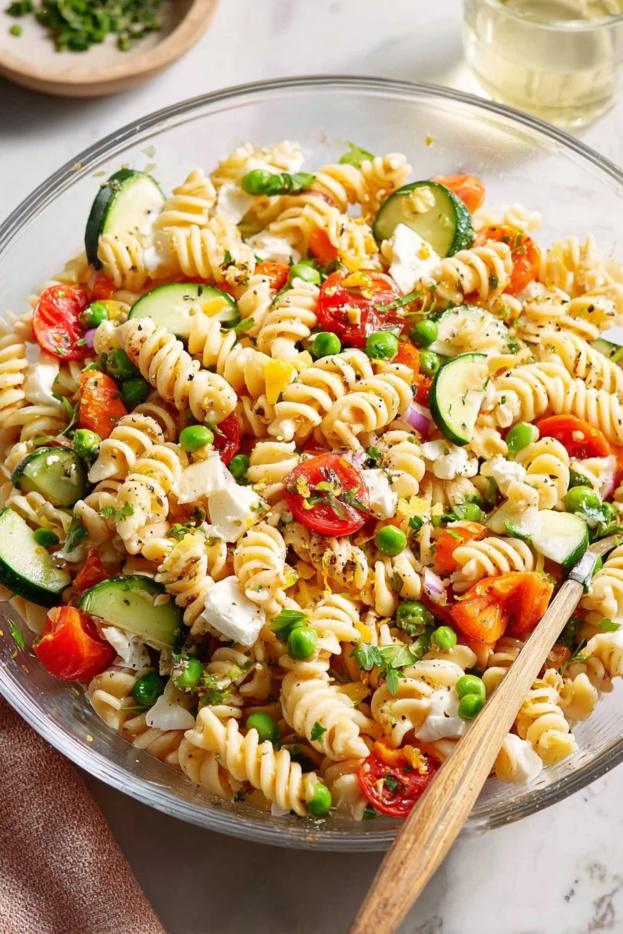 Veggie Pasta Salad with Lemon Vinaigrette