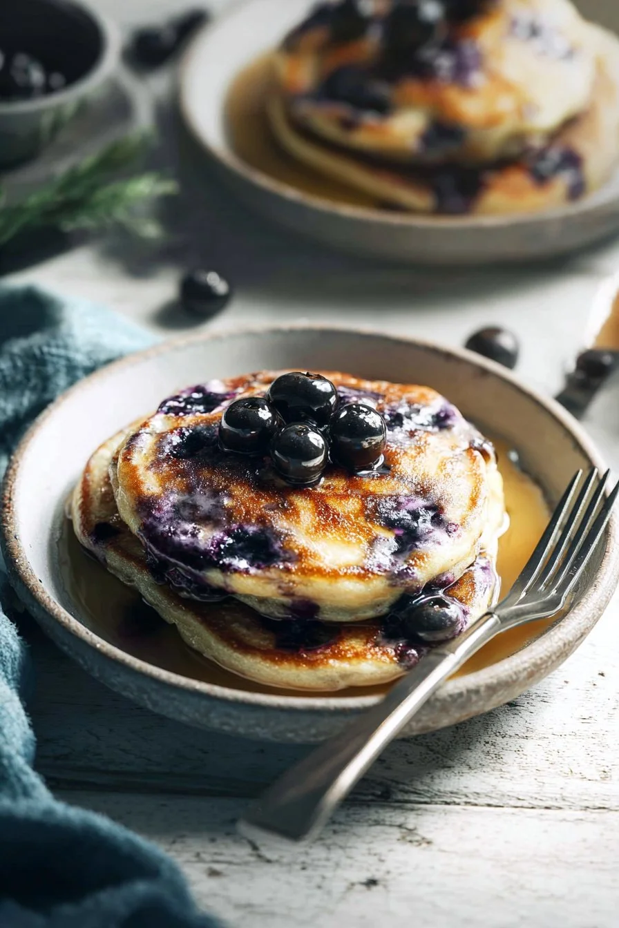 Fluffiest Blueberry Pancakes