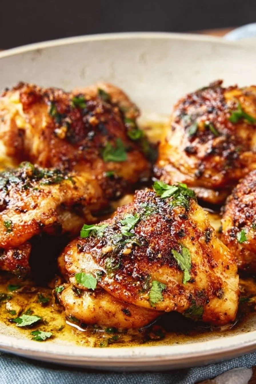 Garlic Butter Chicken Thighs