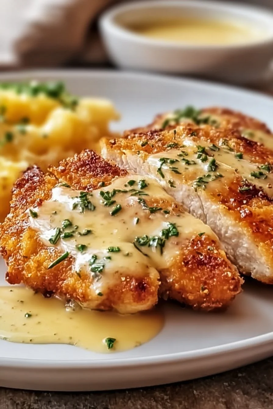 Crispy Malibu Chicken with Creamy Mustard Magic