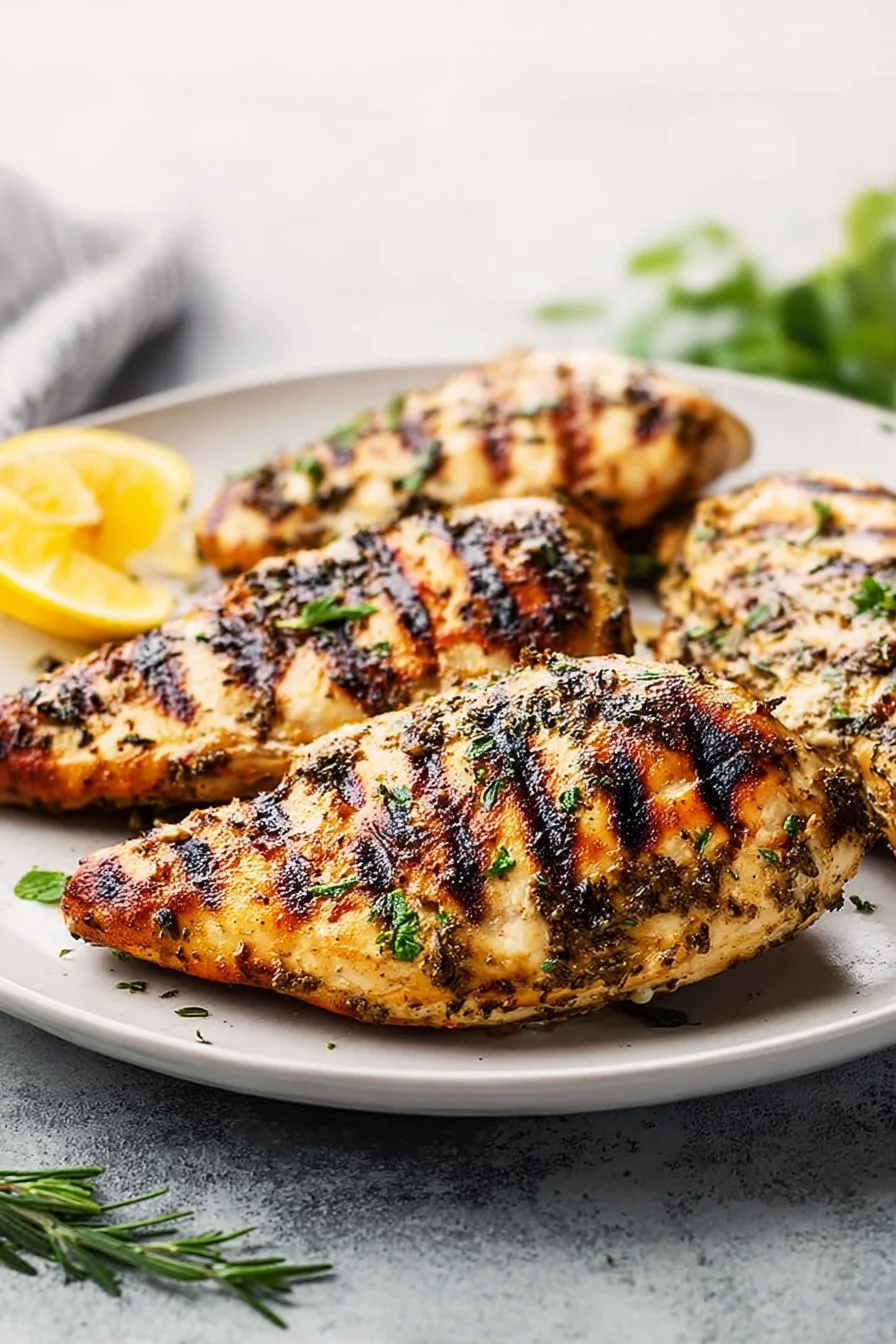 Lemon Herb Marinated Grilled Chicken