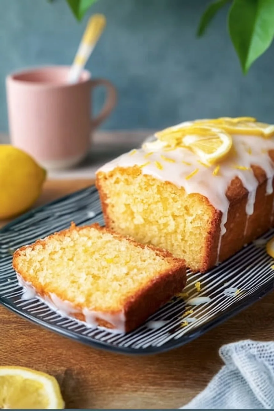 Moist Lemon Bread with Glaze