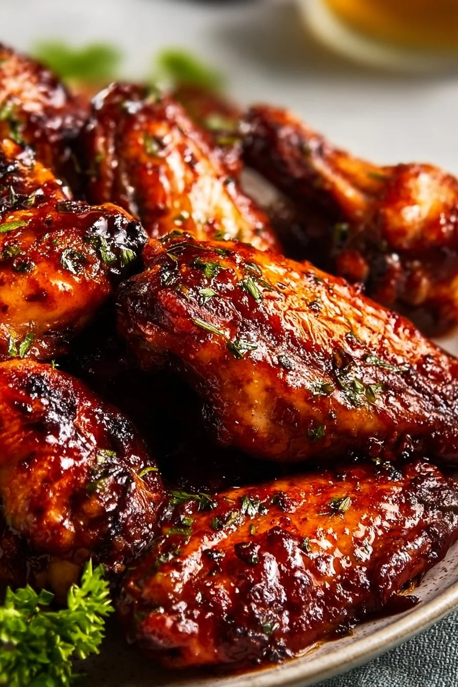Oven Baked BBQ Chicken Wings