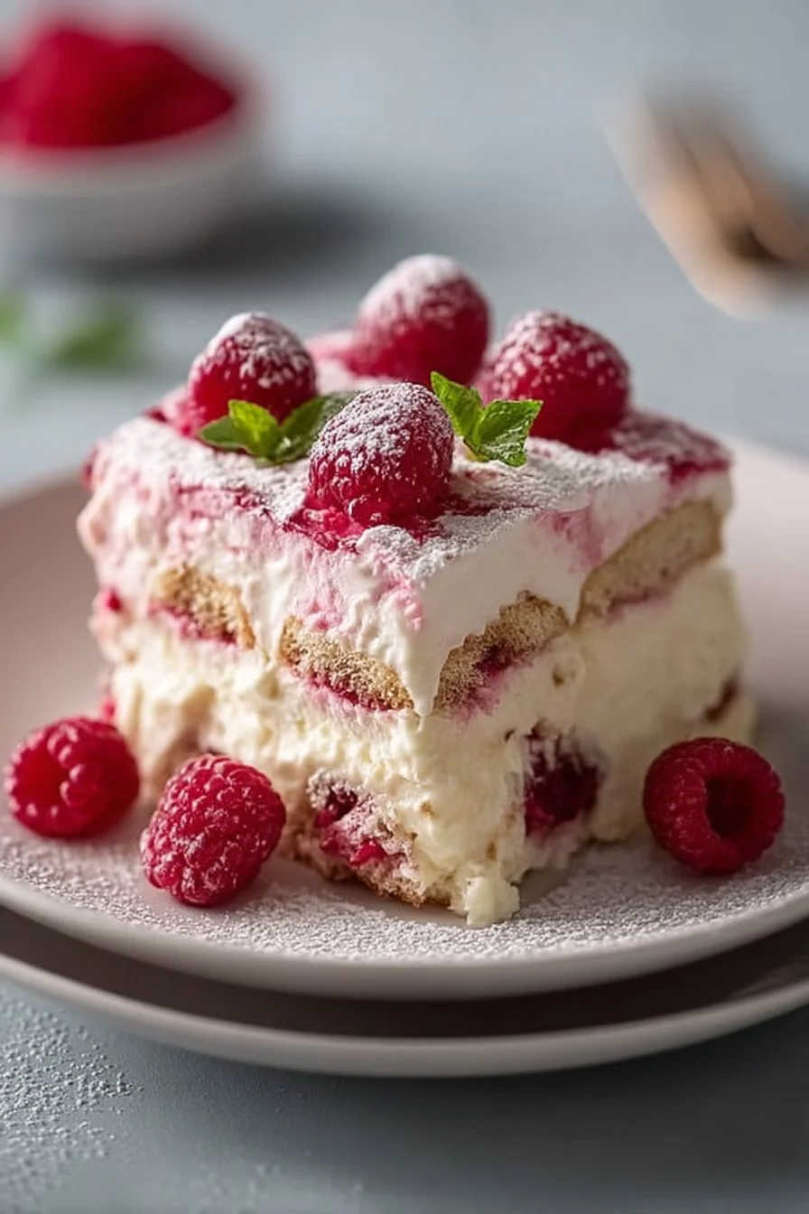 Raspberry Tiramisu