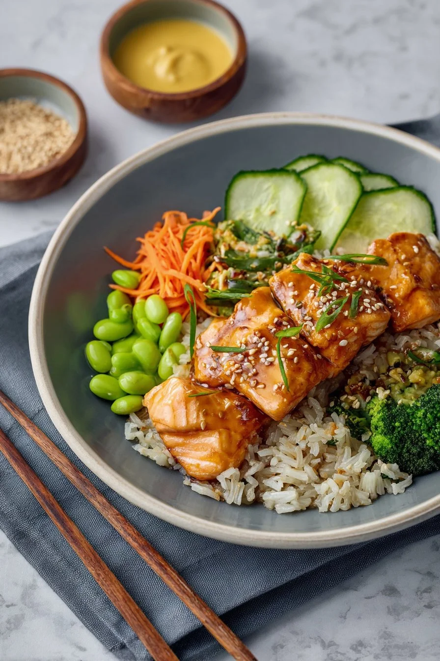Salmon Bowl (Easy Healthy Dinner in 20 Minutes)