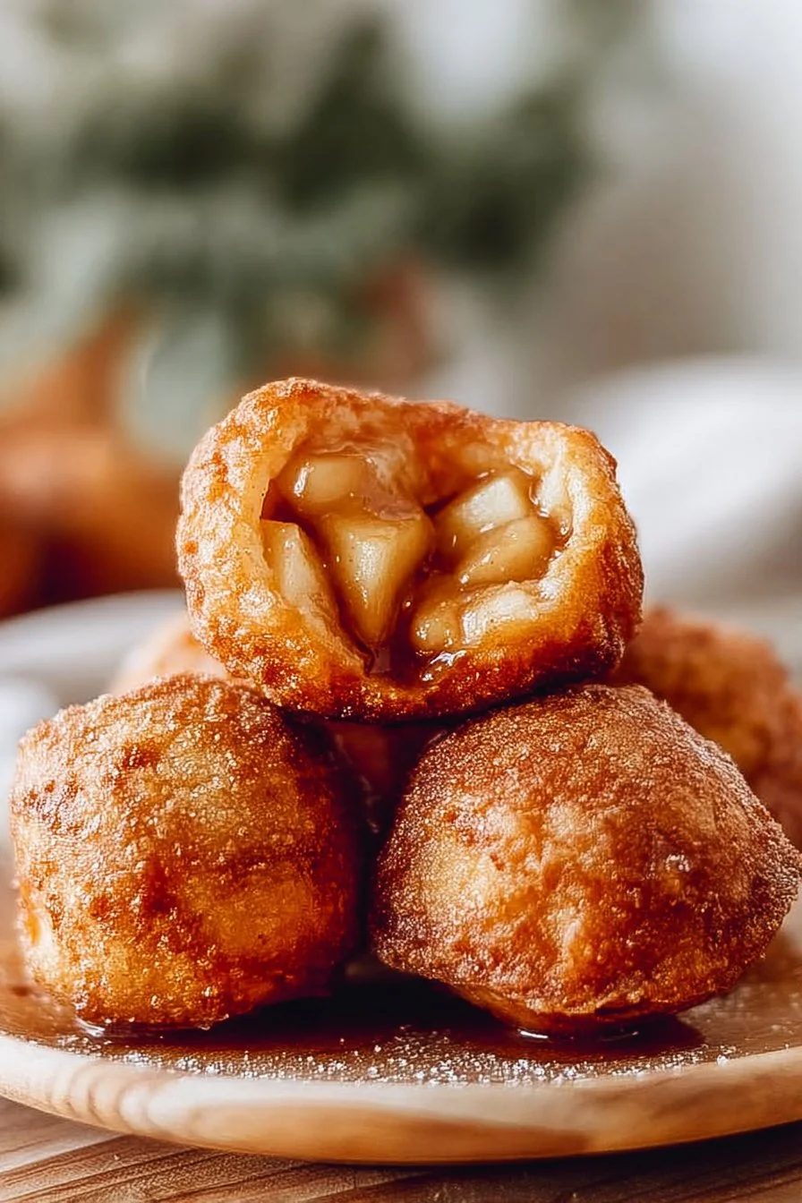 Sweet Air Fryer Apple Pie Bombs