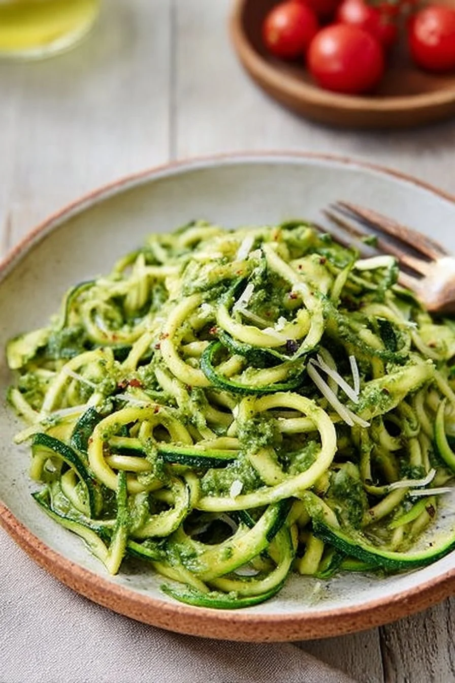 Zucchini Noodles with Pesto