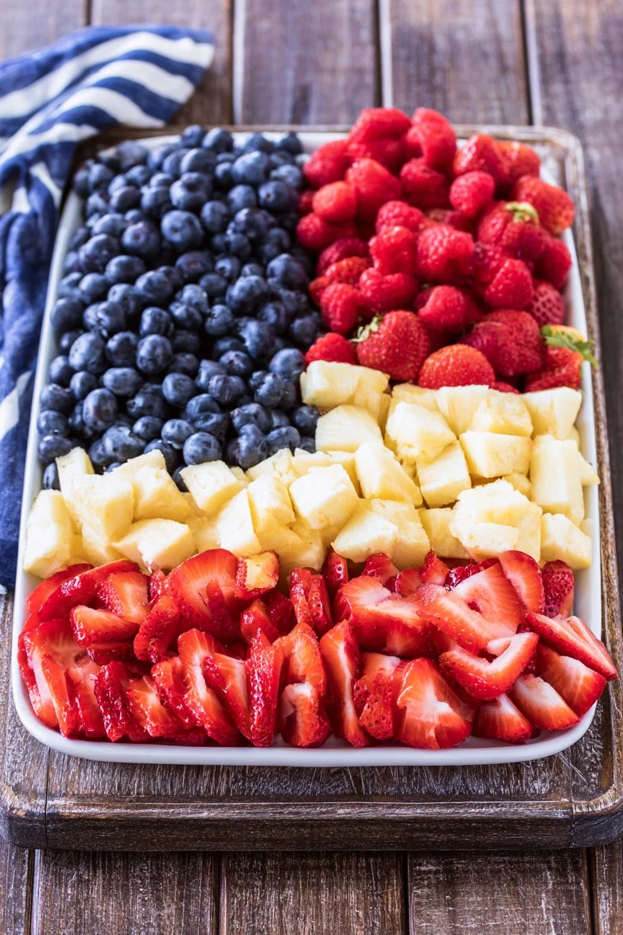 4th of July Fruit Platter